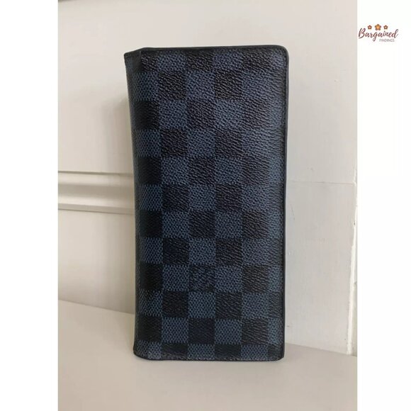 Authentic Louis Vuitton Damier Graphite Coated Canvas Leather Brazza Wallet 2018 - Picture 4 of 15